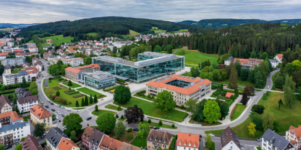 Geographic map locator view of Baden-Baden Germany headquarters